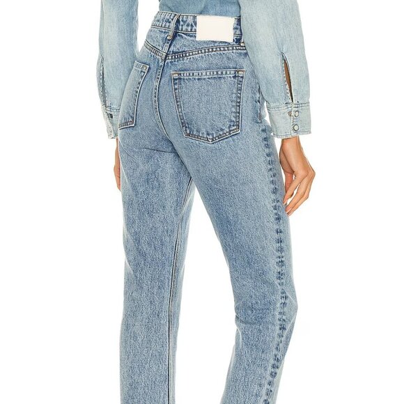 GRLFRND Karolina High Rise Straight Crop NWT - Picture 4 of 5